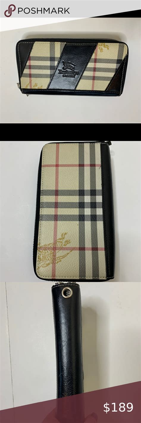 how to spot authentic burberry wallet|Burberry zipper wallet.